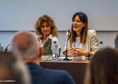Chiara Gasparini Anna Prouse ospite Uniurb Foto Lula Merlo