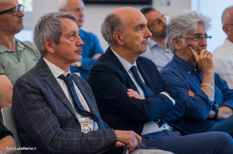 Rettore Giorgio Calcagnini Vieri Fusi Anna Prouse ospite Uniurb Foto Lula Merlo