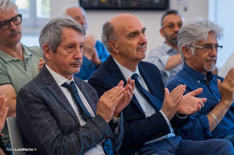 Rettore Giorgio Calcagni Vieri Fusi Anna Prouse ospite Uniurb Foto Lula Merlo