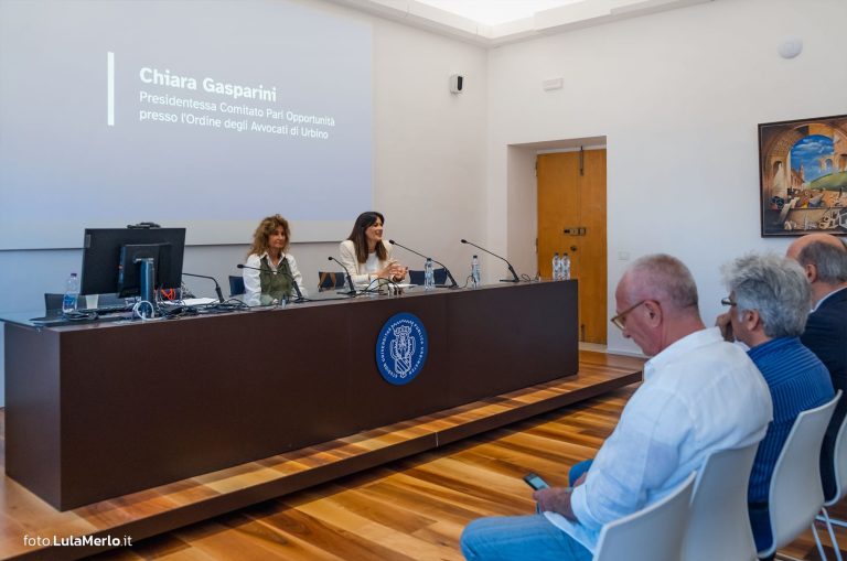Chiara Gasparini Anna Prouse ospite Uniurb Foto Lula Merlo