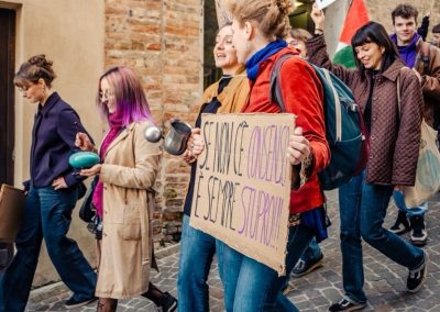 Corteo transfemminista Urbino 8 marzo | Foto Lula Merlo