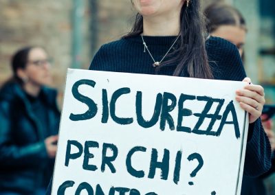 manifestazione udu urbino contro dl sicurezza