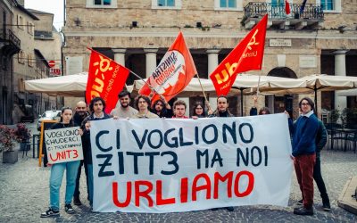 Manifestazione “No DL Sicurezza” a Urbino