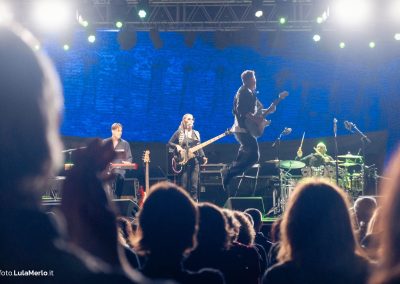 Ida Nielsen bassista live fano jazz, foto Lula Merlo