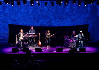 Ida Nielsen bassista live fano jazz, foto Lula Merlo