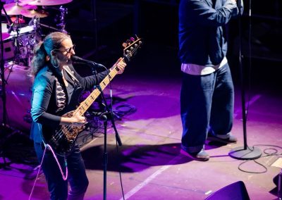 Ida Nielsen bassista live fano jazz, foto Lula Merlo