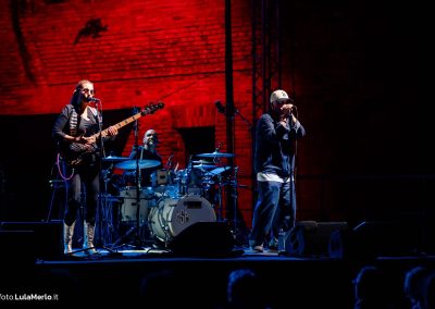 Ida Nielsen bassista live fano jazz, foto Lula Merlo