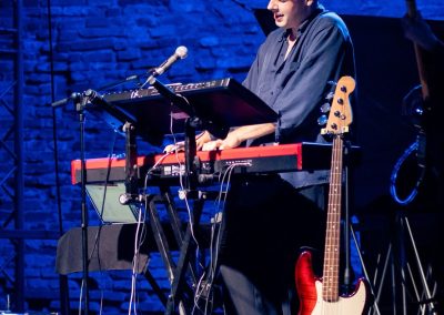 Ida Nielsen bassista live fano jazz, foto Lula Merlo