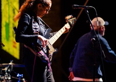Ida Nielsen bassista live fano jazz, foto Lula Merlo