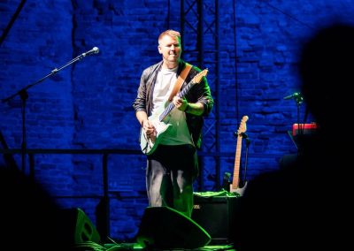 Ida Nielsen bassista live fano jazz, foto Lula Merlo