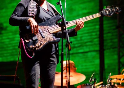 Ida Nielsen bassista live fano jazz, foto Lula Merlo