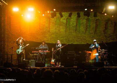 Ida Nielsen bassista live fano jazz, foto Lula Merlo