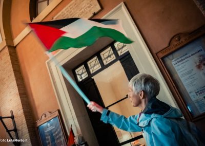 Manifestazione pro-palestina Fano foto Lula Merlo