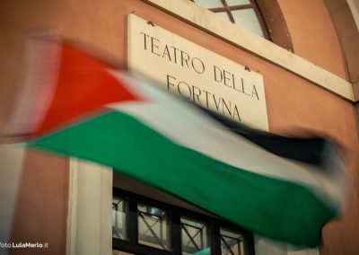 Manifestazione pro-palestina Fano foto Lula Merlo