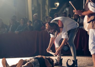 Buffoni di Corte, spettacolo a Pergola Medioevale, foto Lula Merlo