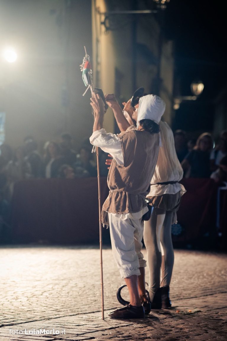 Buffoni di Corte, spettacolo a Pergola Medioevale, foto Lula Merlo