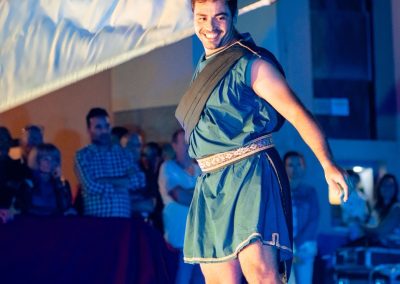 Pandolfaccia sbandieratori spettacolo "Orfeo ed Euridice", foto Lula Merlo