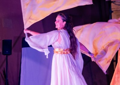 Pandolfaccia sbandieratori spettacolo "Orfeo ed Euridice", foto Lula Merlo
