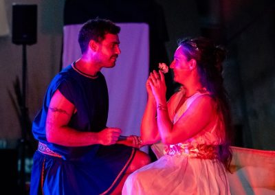 Pandolfaccia sbandieratori spettacolo "Orfeo ed Euridice", foto Lula Merlo