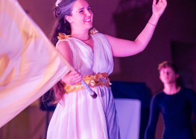 Pandolfaccia sbandieratori spettacolo "Orfeo ed Euridice", foto Lula Merlo