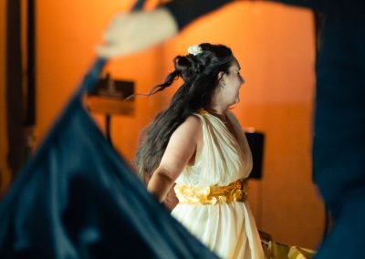 Pandolfaccia sbandieratori spettacolo "Orfeo ed Euridice", foto Lula Merlo