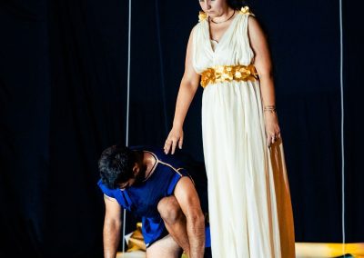 Pandolfaccia sbandieratori spettacolo "Orfeo ed Euridice", foto Lula Merlo