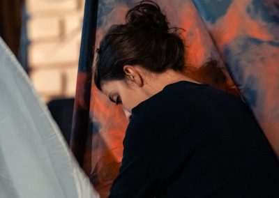 Pandolfaccia sbandieratori spettacolo "Orfeo ed Euridice", foto Lula Merlo
