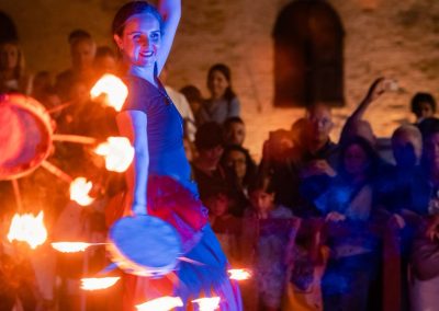 Spettacoli mangiafuoco e danza con fuoco, Malatesta a Fano, foto Lula Merlo