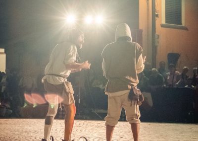 Buffoni di Corte, spettacolo a Pergola Medioevale, foto Lula Merlo