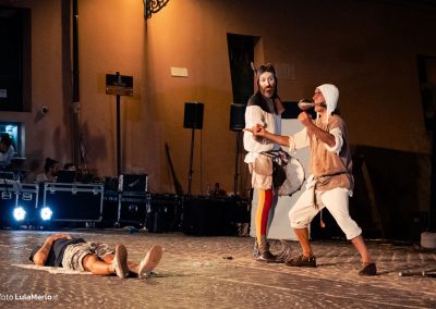 Buffoni di Corte, spettacolo a Pergola Medioevale, foto Lula Merlo