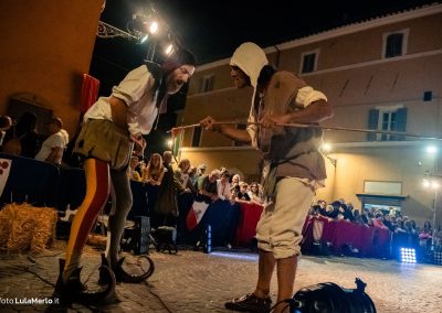 Buffoni di Corte, spettacolo a Pergola Medioevale, foto Lula Merlo