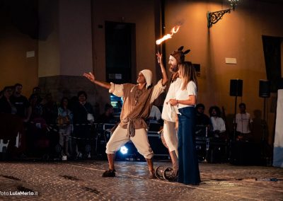 Buffoni di Corte, spettacolo a Pergola Medioevale, foto Lula Merlo