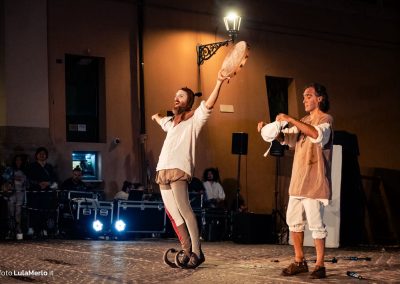 Buffoni di Corte, spettacolo a Pergola Medioevale, foto Lula Merlo