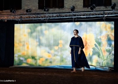 Pandolfaccia sbandieratori spettacolo "Orfeo ed Euridice", foto Lula Merlo