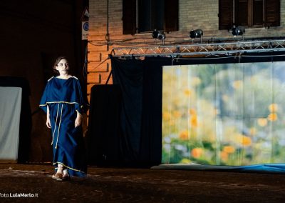 Pandolfaccia sbandieratori spettacolo "Orfeo ed Euridice", foto Lula Merlo