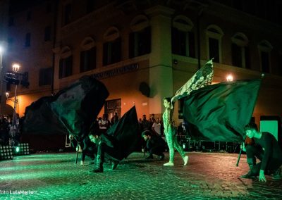 Pandolfaccia sbandieratori spettacolo "Orfeo ed Euridice", foto Lula Merlo
