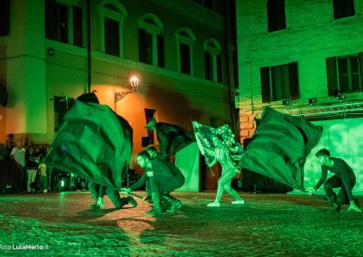 Pandolfaccia sbandieratori spettacolo "Orfeo ed Euridice", foto Lula Merlo
