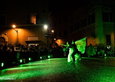 Pandolfaccia sbandieratori spettacolo "Orfeo ed Euridice", foto Lula Merlo