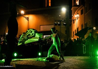 Pandolfaccia sbandieratori spettacolo "Orfeo ed Euridice", foto Lula Merlo