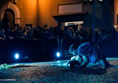 Pandolfaccia sbandieratori spettacolo "Orfeo ed Euridice", foto Lula Merlo