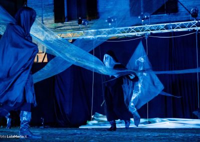 Pandolfaccia sbandieratori spettacolo "Orfeo ed Euridice", foto Lula Merlo