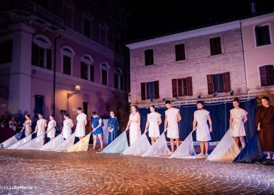 Pandolfaccia sbandieratori spettacolo "Orfeo ed Euridice", foto Lula Merlo