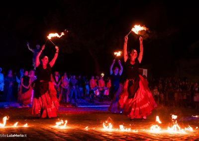 Spettacoli mangiafuoco e danza con fuoco, Malatesta a Fano, foto Lula Merlo