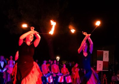 Spettacoli mangiafuoco e danza con fuoco, Malatesta a Fano, foto Lula Merlo
