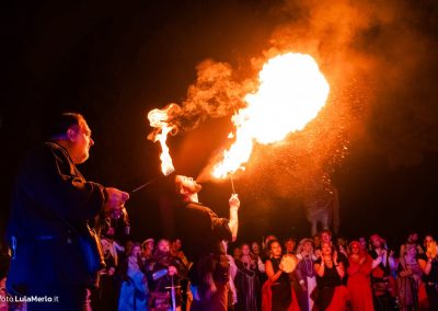 Spettacoli mangiafuoco e danza con fuoco, Malatesta a Fano, foto Lula Merlo