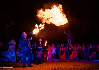 Spettacoli mangiafuoco e danza con fuoco, Malatesta a Fano, foto Lula Merlo