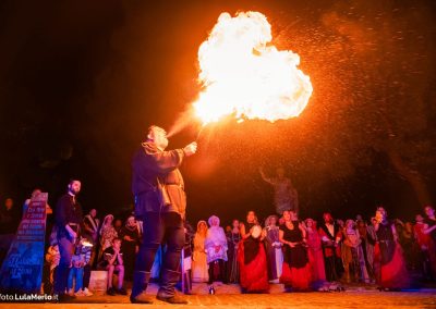 Spettacoli mangiafuoco e danza con fuoco, Malatesta a Fano, foto Lula Merlo