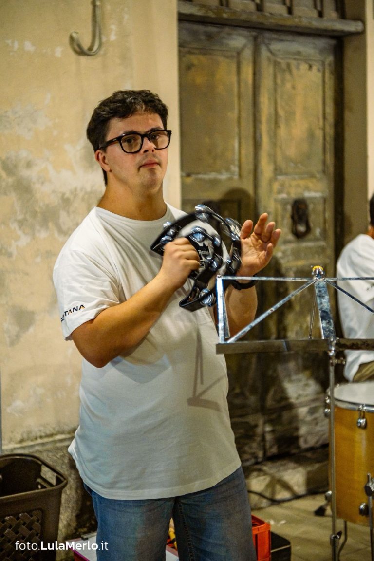 Concerto del gruppo musicale "Mario Tiberini" a Mestieri e Mercanti a San Lorenzo in Campo – foto Lula Merlo
