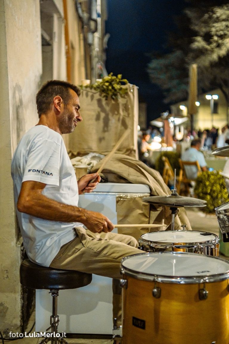 Concerto del gruppo musicale "Mario Tiberini" a Mestieri e Mercanti a San Lorenzo in Campo – foto Lula Merlo