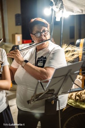 Concerto del gruppo musicale "Mario Tiberini" a Mestieri e Mercanti a San Lorenzo in Campo – foto Lula Merlo